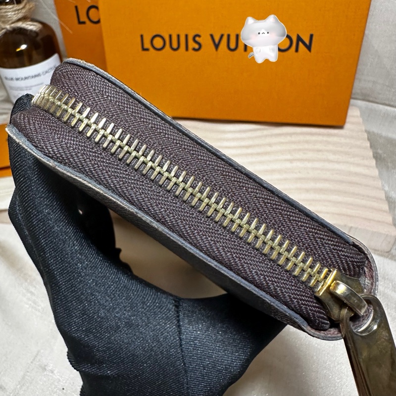 LV經典老花發財長夾 晶片款-23