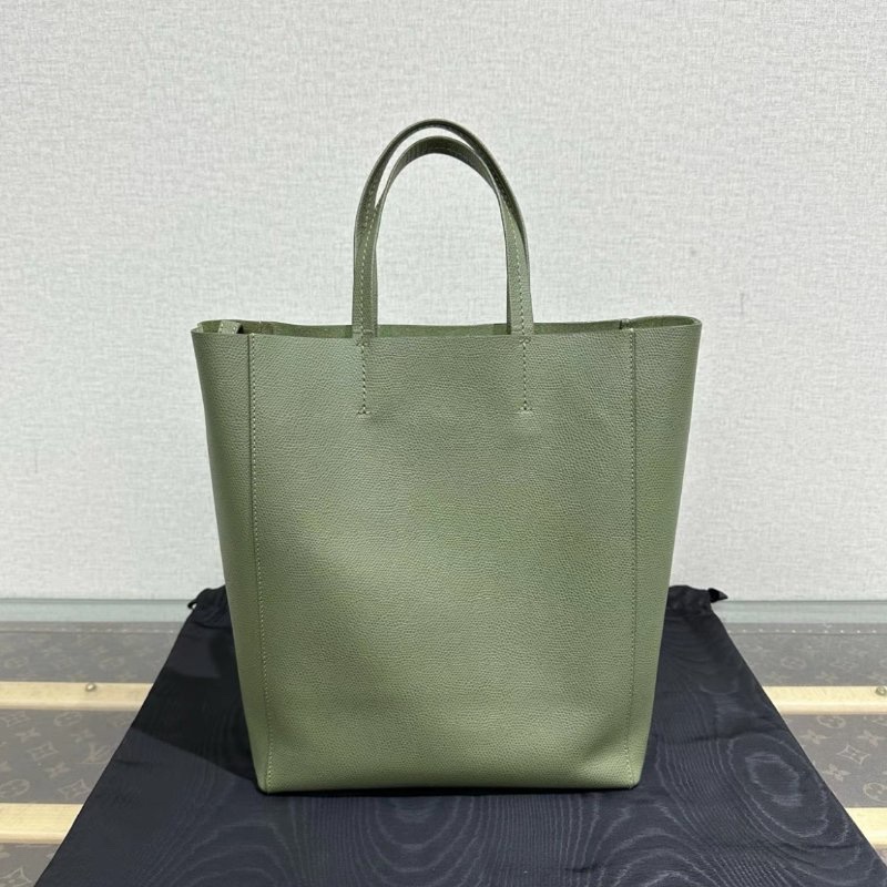 CELINE 綠色金扣水桶tote手提斜背包 22*28*9 98新配件:盒子塵袋-5