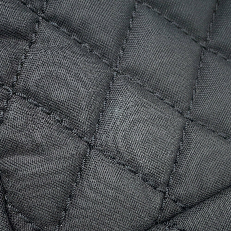 香奈兒鏈條肩背包,絎縫,Coco標誌,運動系列,單蓋,瓷白色帆布,黑色-6