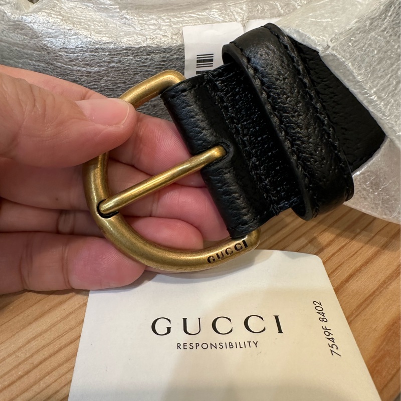 Gucci真皮皮帶-1
