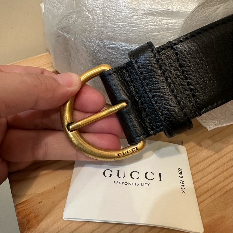 Gucci真皮皮帶-3