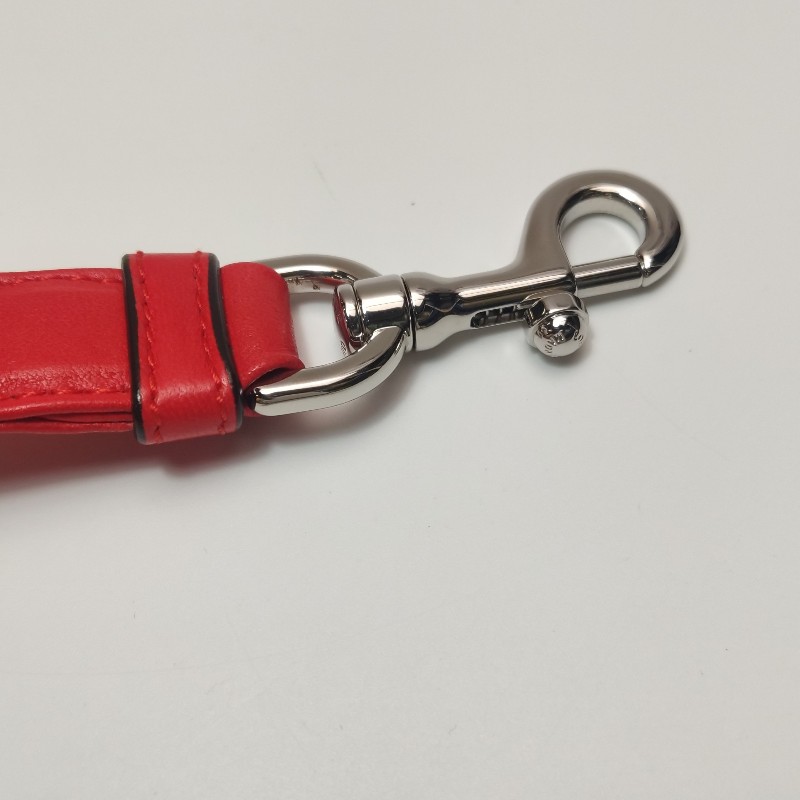 Loewe Flamenco中號羊皮純色壓紋Logo繩結設計斜挎包單肩包-13