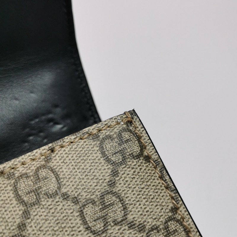 Gucci Padlock小號牛皮老花拼皮鎖釦單肩包-12