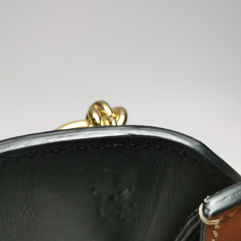 Gucci Padlock小號牛皮老花拼皮鎖釦單肩包-22