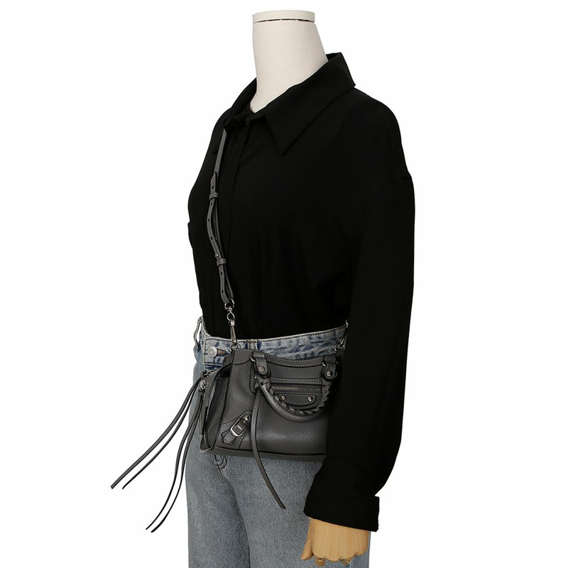 BALENCIAGA 新古典迷你手提單肩包 638524-7