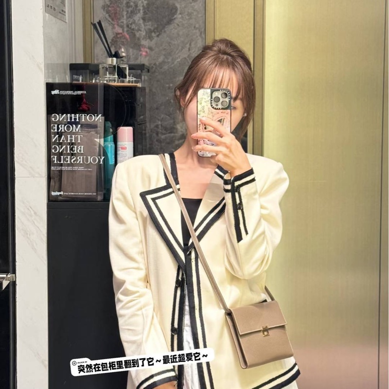 HERMES 愛馬仕 clic 16 大象灰 金扣 斜背包 肩背包 側背包 手拿包-9