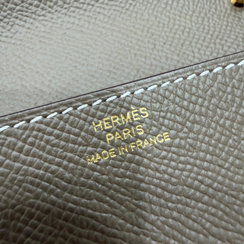 HERMES 愛馬仕 clic 16 大象灰 金扣 斜背包 肩背包 側背包 手拿包-20