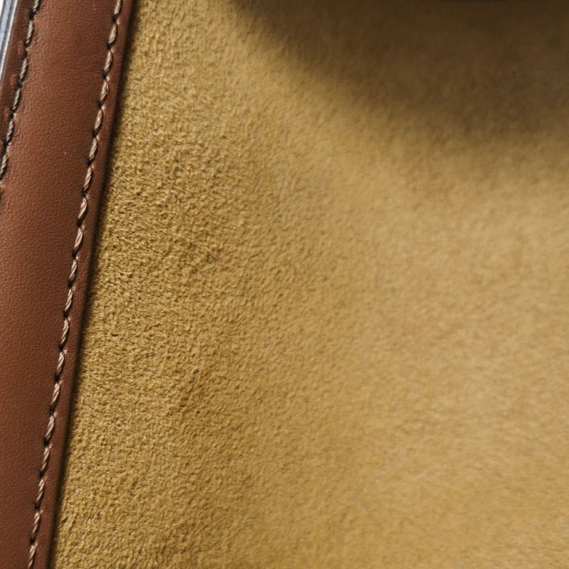 Louis Vuitton (LV)Papillon Trunk牛皮老花S-lock鎖釦圓筒包斜挎包單肩包晶片款-9