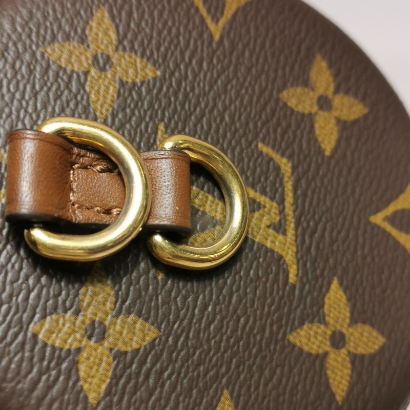 Louis Vuitton (LV)Papillon Trunk牛皮老花S-lock鎖釦圓筒包斜挎包單肩包晶片款-14