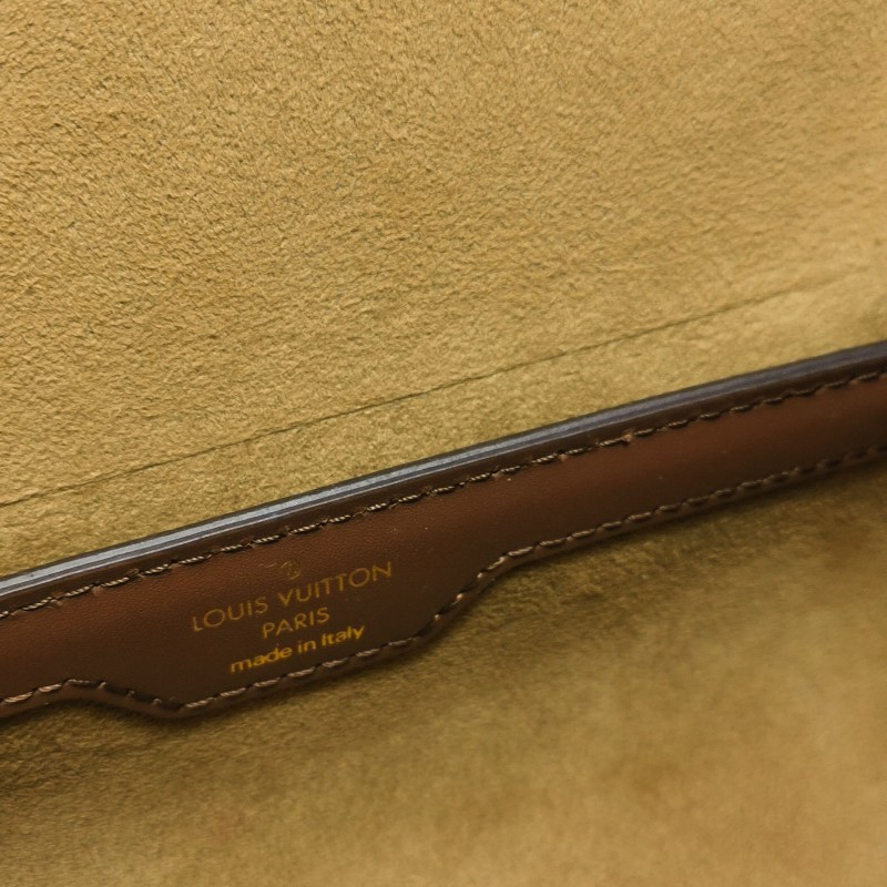 Louis Vuitton (LV)Papillon Trunk牛皮老花S-lock鎖釦圓筒包斜挎包單肩包晶片款-18