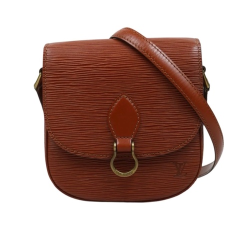 「JL精品代購」LV 焦糖色水波紋馬鞍包