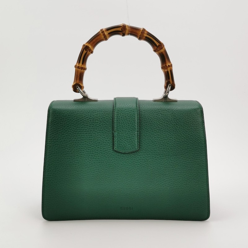 Gucci Dionysus酒神包中號牛皮竹節把手雙虎頭搭扣單肩包-4