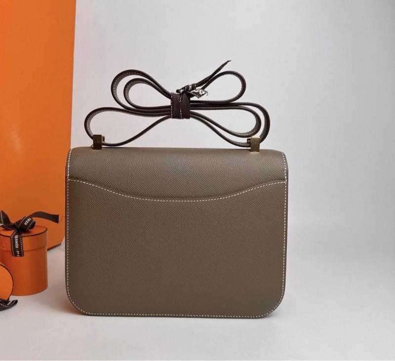 有購證🩷  愛馬仕Constance 24 大象灰 金扣 Epsom皮 U刻 全套-3