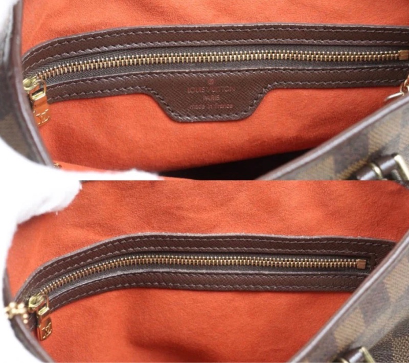 「JL精品代購」9新 LV 棋盤格 水桶包 附小包-9