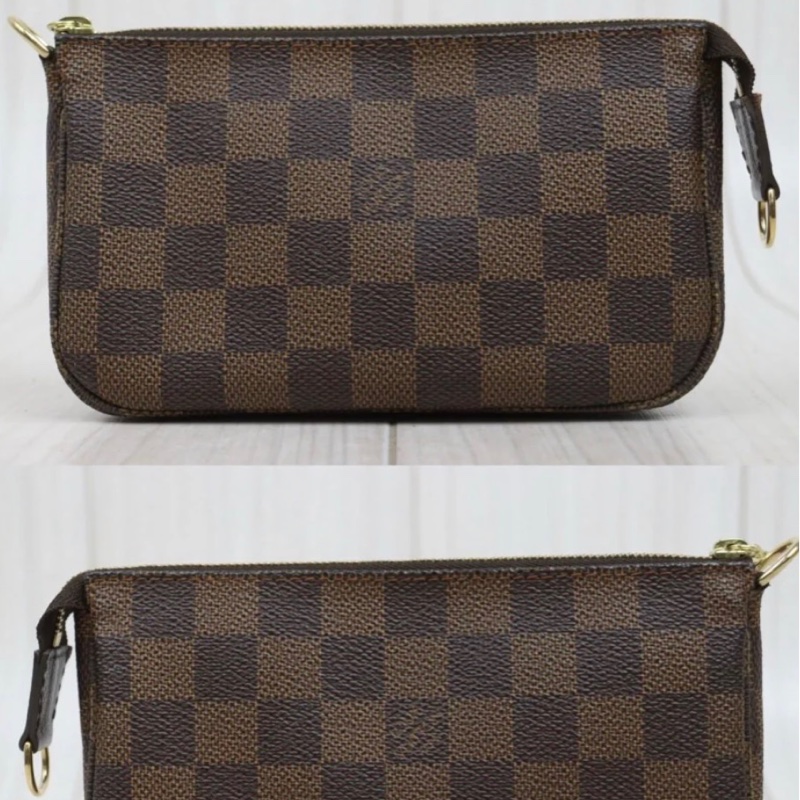 「JL精品代購」9新 LV 棋盤格 水桶包 附小包-12