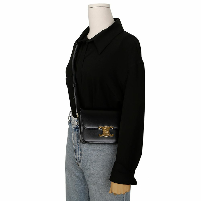 CELINE Triope 薄款單肩斜背包 188423BF4-11