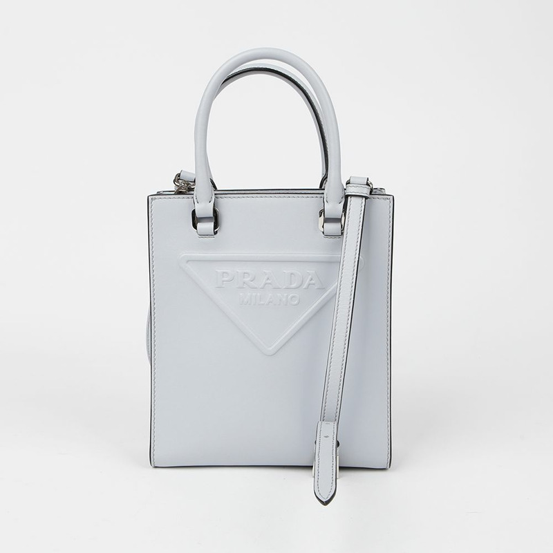 【包稅】PRADA 壓花Logo手提單肩包 1BA333-1
