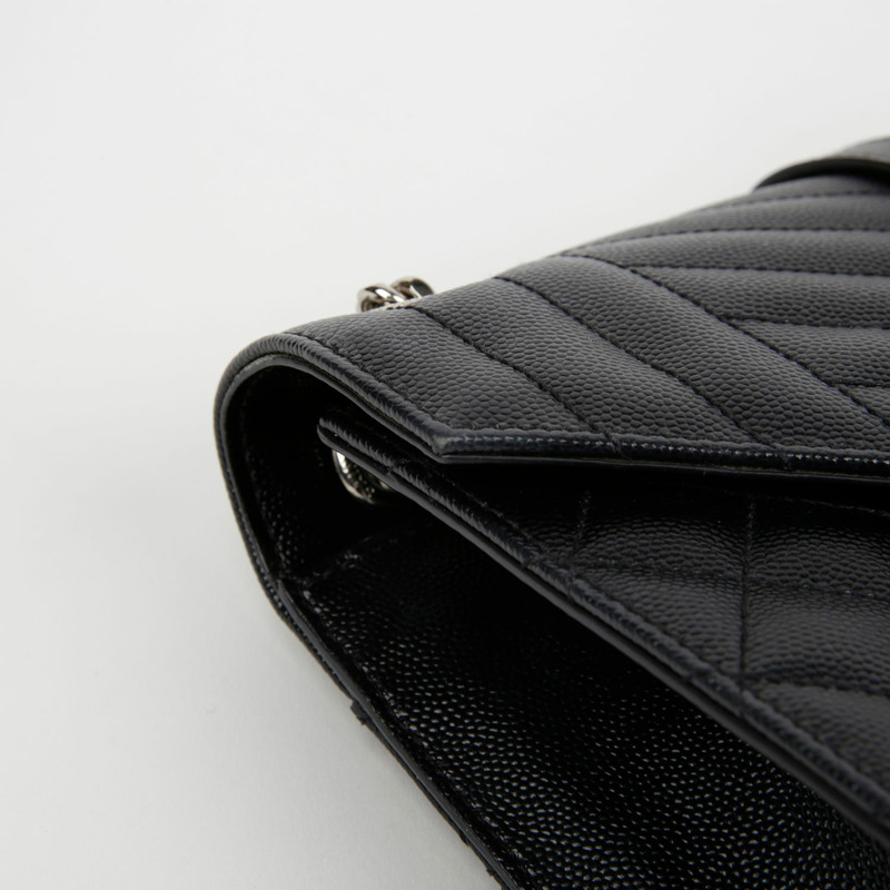 SAINT LAURENT 信封式中型鏈條單肩斜背包 487206-5