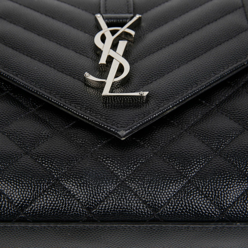 SAINT LAURENT 信封式中型鏈條單肩斜背包 487206-6