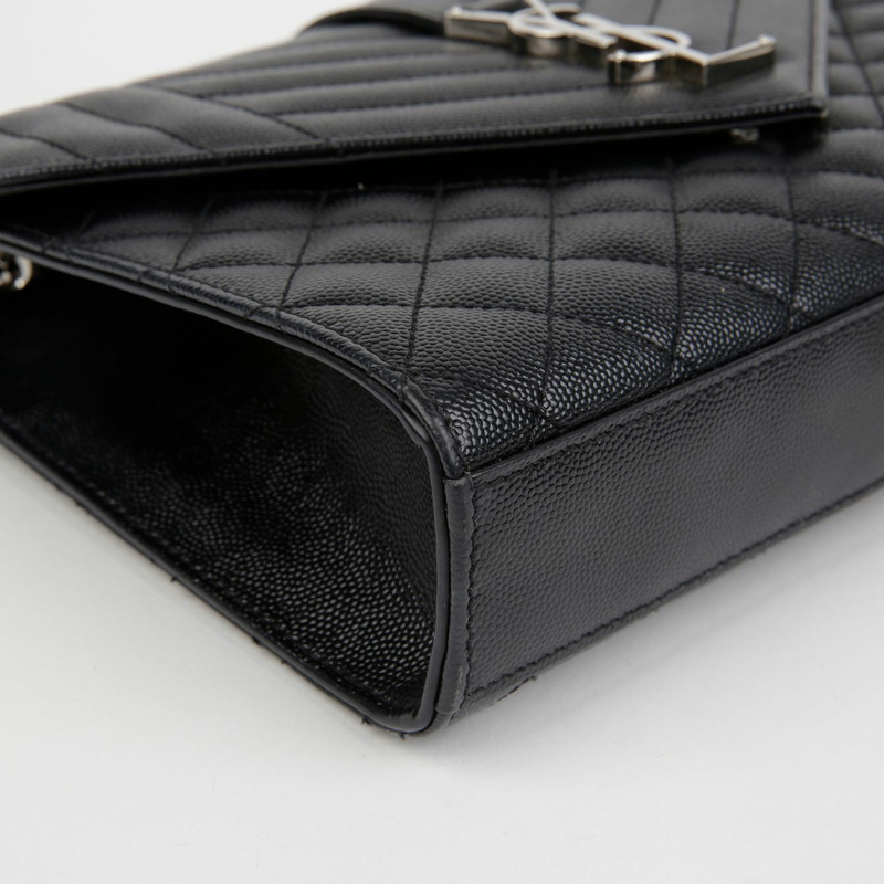 SAINT LAURENT 信封式中型鏈條單肩斜背包 487206-8