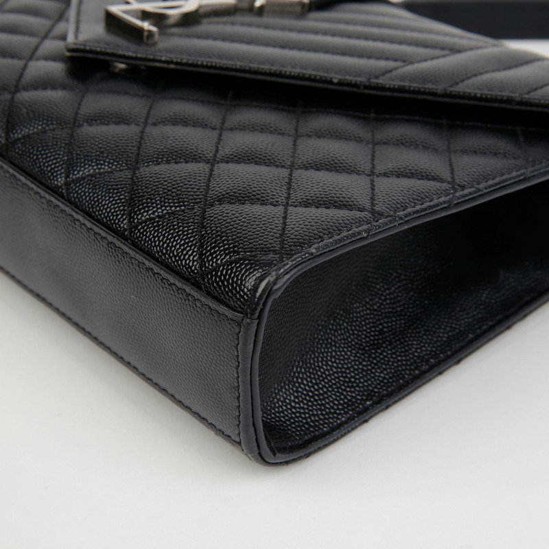 SAINT LAURENT 信封式中型鏈條單肩斜背包 487206-9