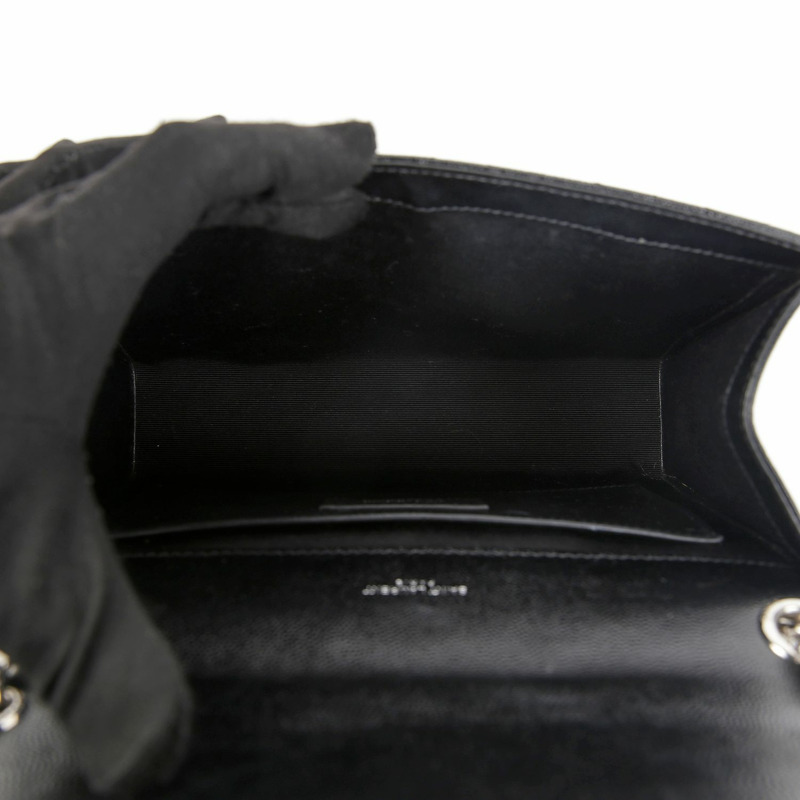 SAINT LAURENT 信封式中型鏈條單肩斜背包 487206-12