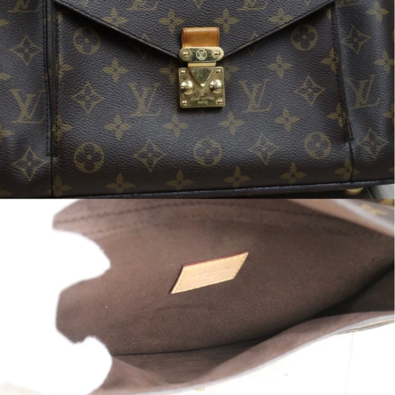 「JL精品代購」9新 lv 老花 metis hobo 單肩包-8