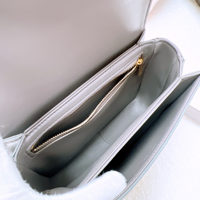 Celine triomphe teen 灰色凱旋門郵差包-11