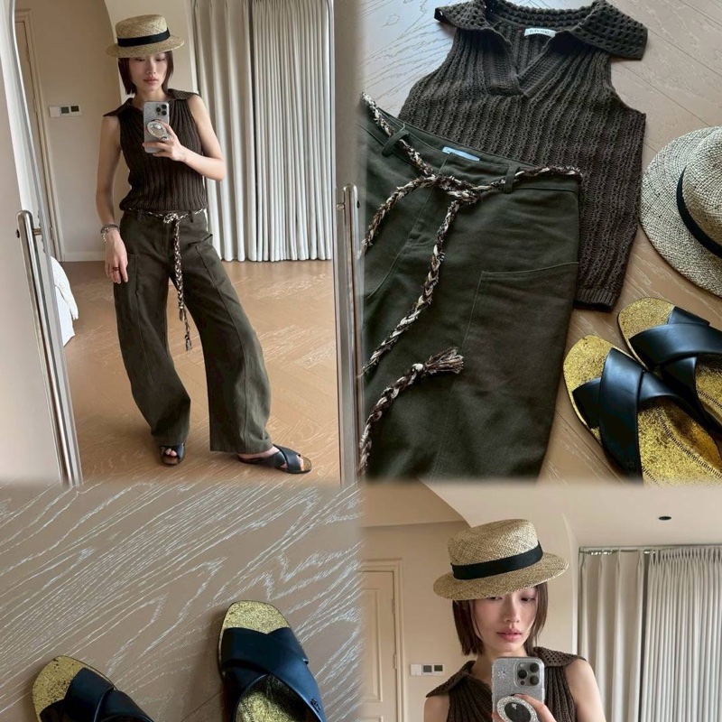 CHANEL 香奈兒 Prefall 埃及 金色 寶藍 穆訥鞋 涼拖鞋 涼鞋 拖鞋-2