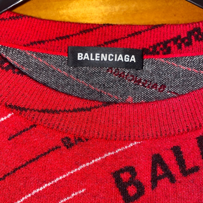 balenciaga巴黎世家毛衣 紅色-2