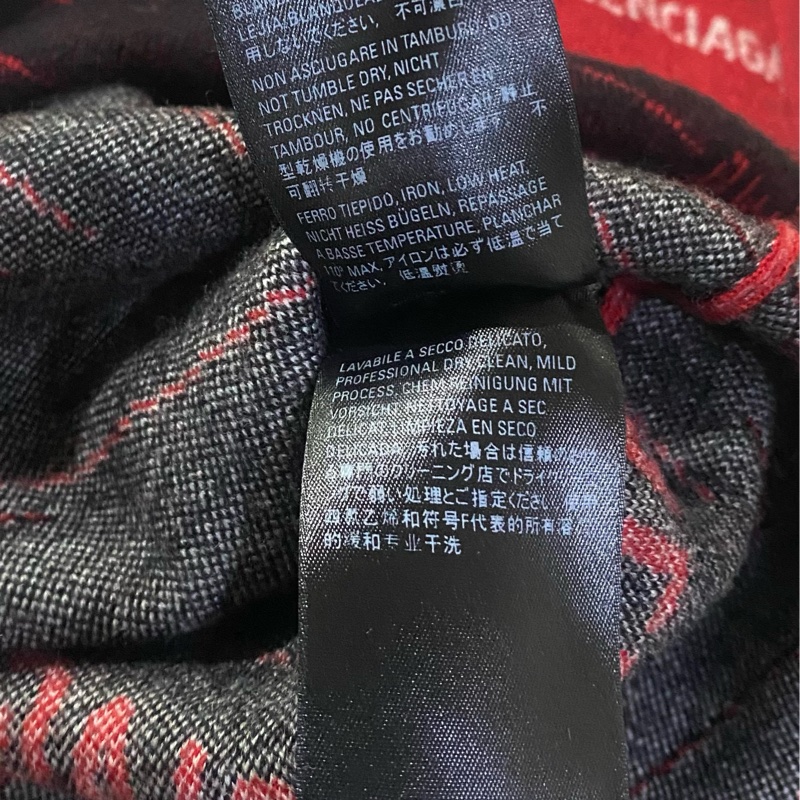 balenciaga巴黎世家毛衣 紅色-4