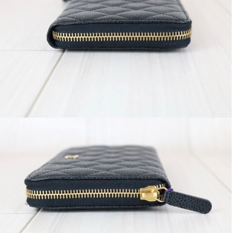 「JL精品代購」極新 Chanel 香奈兒 拉鏈長夾-3