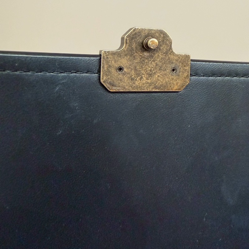 BV 黑色編織鏈條小包-11