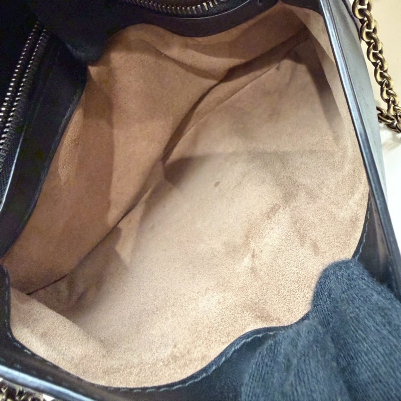 BV 黑色編織鏈條小包-13