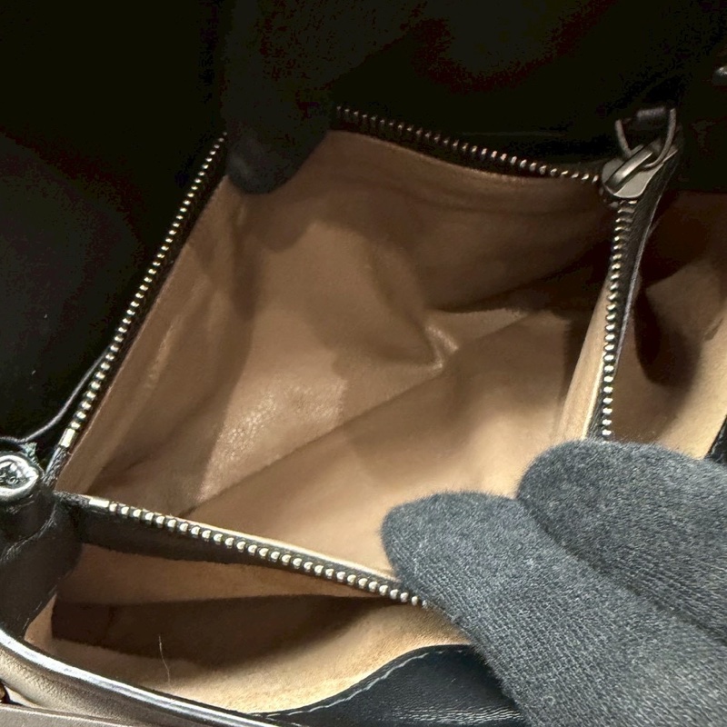 BV 黑色編織鏈條小包-14