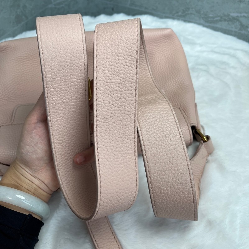 Burberry Burleigh 粉色全皮肩背包斜背包-8