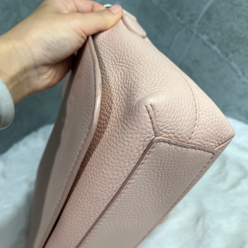 Burberry Burleigh 粉色全皮肩背包斜背包-10