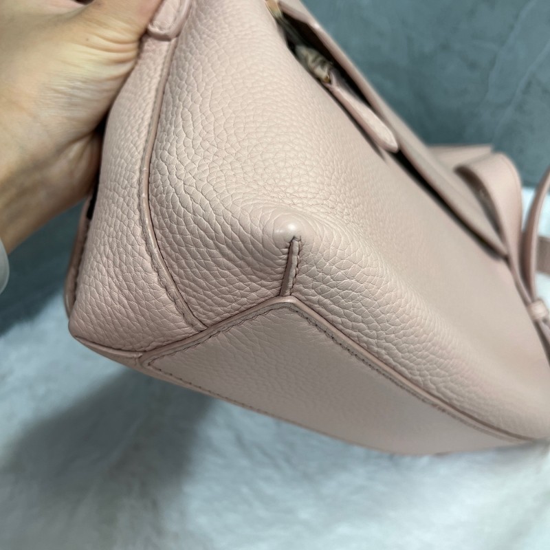 Burberry Burleigh 粉色全皮肩背包斜背包-11