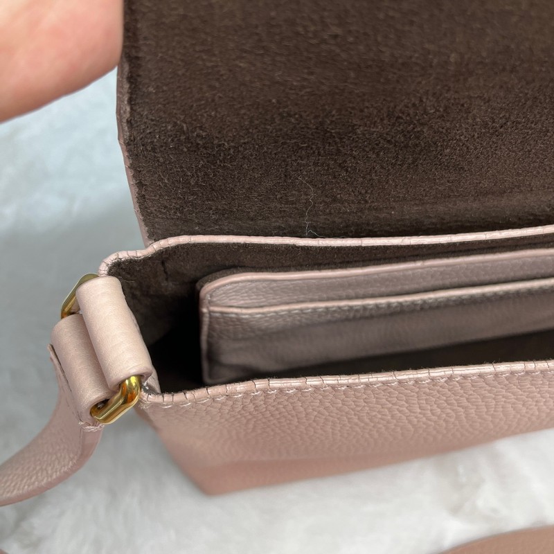 Burberry Burleigh 粉色全皮肩背包斜背包-18