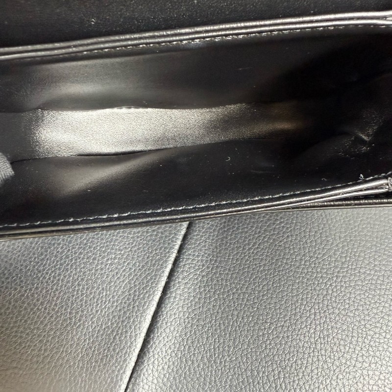 Celine BESACE TRIOMPHE迷你亮泽牛皮革手袋 黑色凱旋門手提包肩背包-15