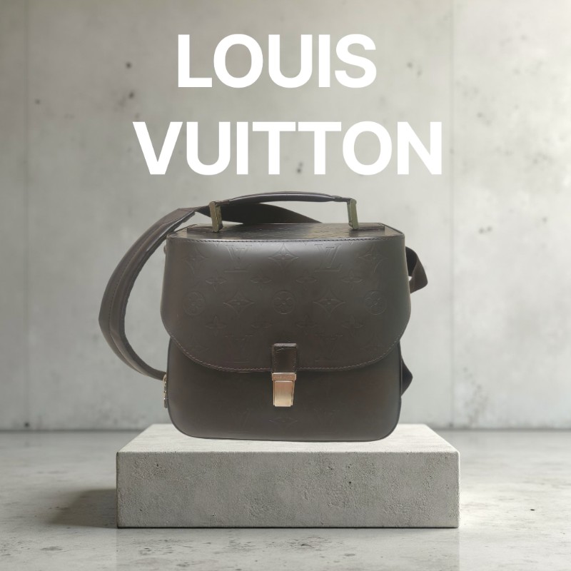 ㊣✨Louis Vuitton✨(附防塵袋)路易威登 LV 可可色 壓紋 老花 壓釦 相機包 肩背包/二手精品/二手包/保證正品🌳二手樹屋🌳-0