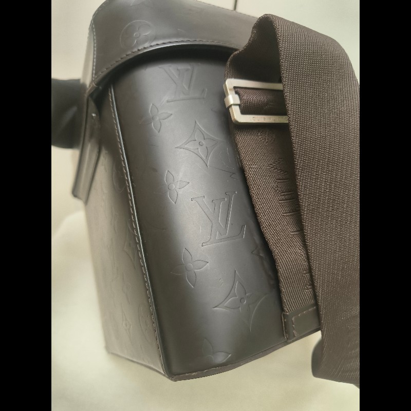 ㊣✨Louis Vuitton✨(附防塵袋)路易威登 LV 可可色 壓紋 老花 壓釦 相機包 肩背包/二手精品/二手包/保證正品🌳二手樹屋🌳-35