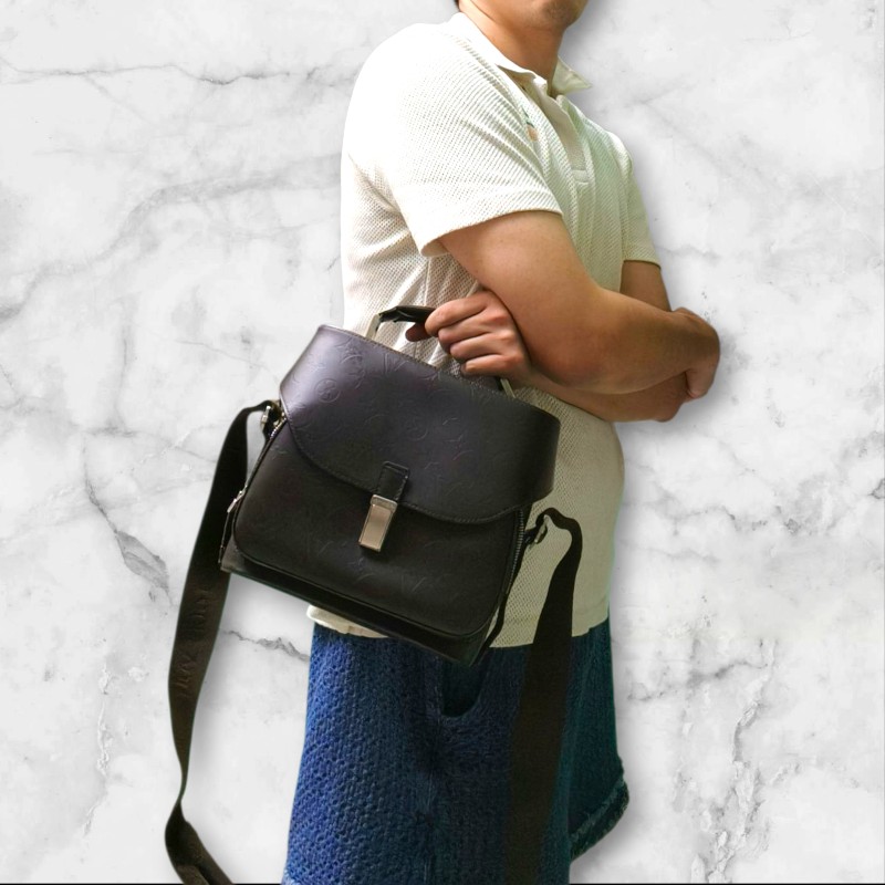 ㊣✨Louis Vuitton✨(附防塵袋)路易威登 LV 可可色 壓紋 老花 壓釦 相機包 肩背包/二手精品/二手包/保證正品🌳二手樹屋🌳-59