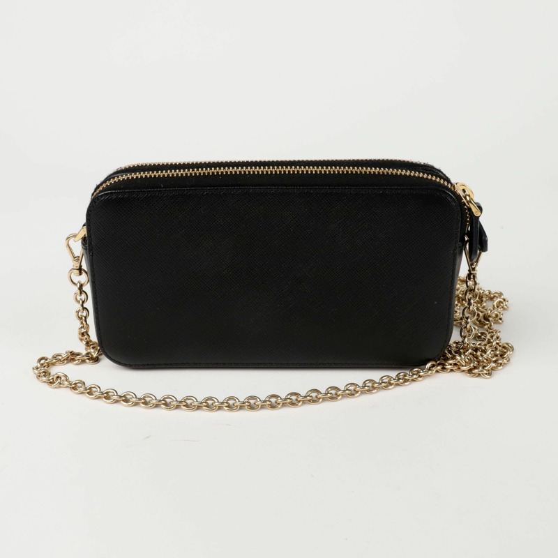 PRADA 1BP024 雙拉鍊 WOC 單肩斜背包-3