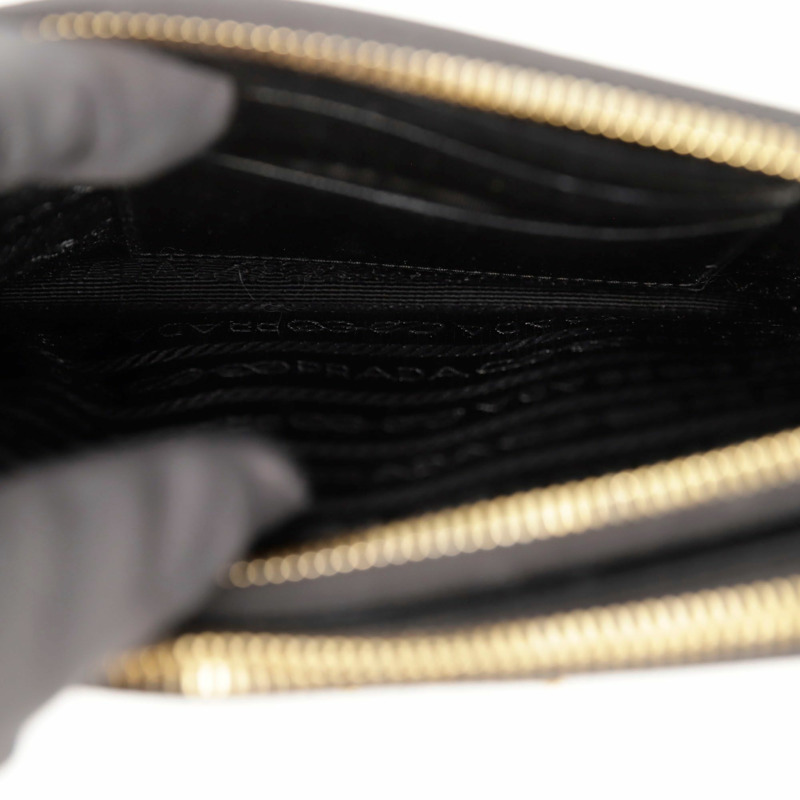 PRADA 1BP024 雙拉鍊 WOC 單肩斜背包-7