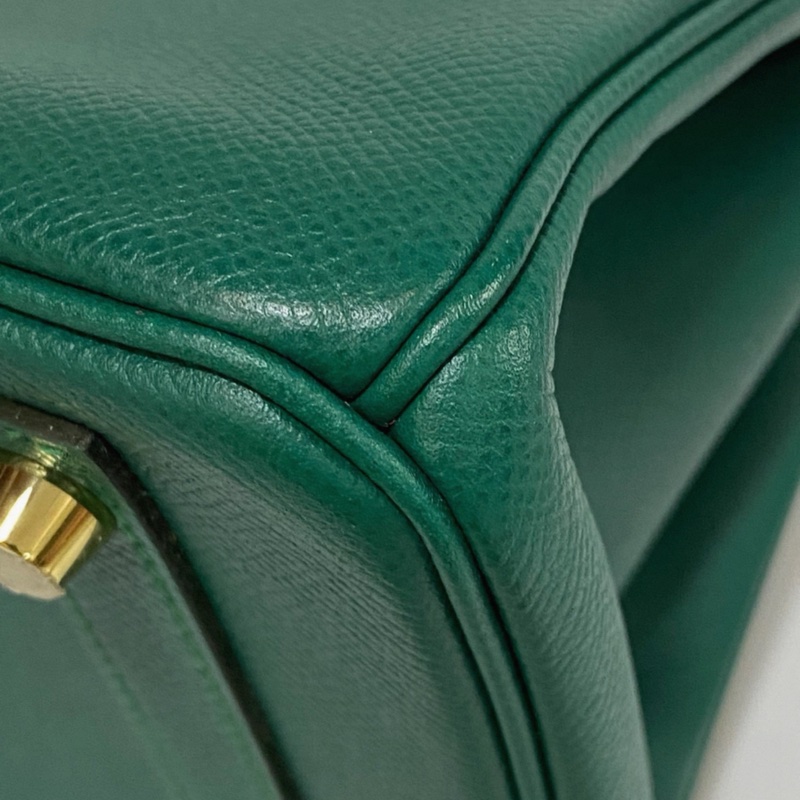 Hermes birkin 30 A刻 17年 ep 孔雀綠-5