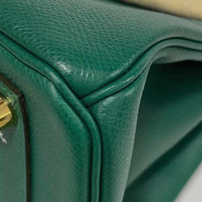 Hermes birkin 30 A刻 17年 ep 孔雀綠-8