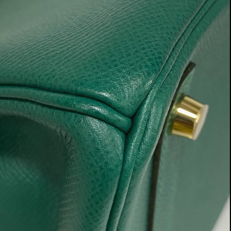 Hermes birkin 30 A刻 17年 ep 孔雀綠-9