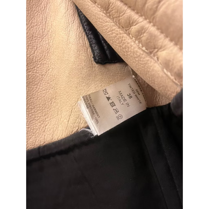 Chloe 皮毛一體皮革無袖夾克-13