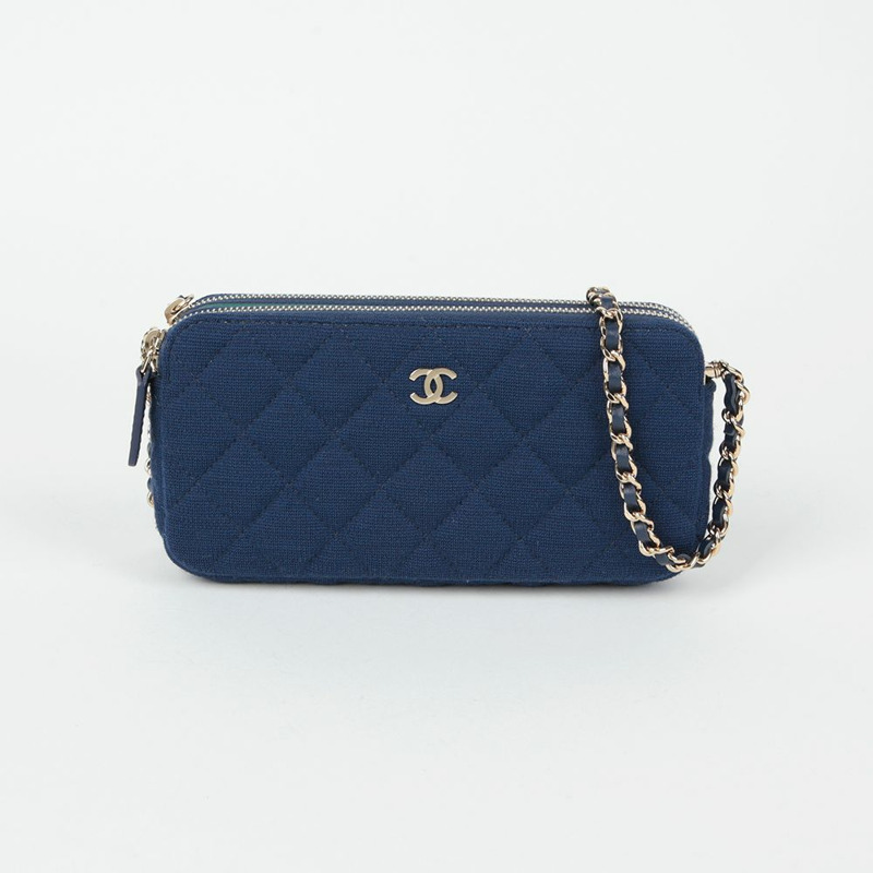 CHANEL A82527 雙拉鍊 WOC 肩斜背包-1